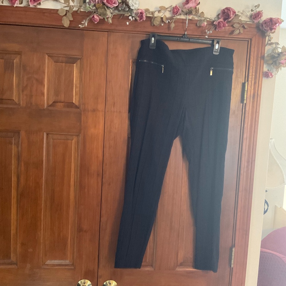 Style & Co. black tweed skinny pants, size L, great condition